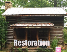 Historic Log Cabin Restoration  Atwater, Ohio